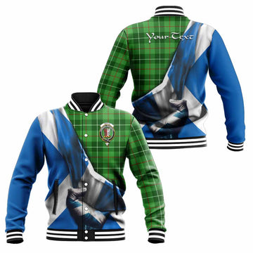 Boyle Tartan Baseball Jacket with Family Crest Scotland Patriotic Style Unisex - Tartan Vibes Clothing