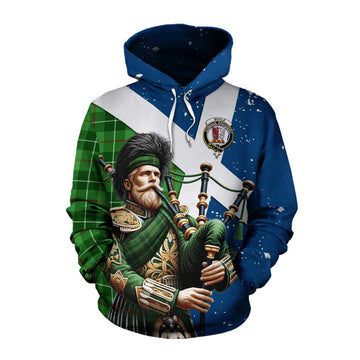 Boyle Tartan Cotton Hoodie with Family Crest Scottish Bagpiper Vibes Pullover Hoodie XS - Tartan Vibes Clothing