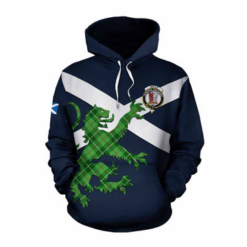 Boyle Tartan Lion Rampant Cotton Hoodie Proudly Display Your Heritage with Alba Gu Brath and Clan Name Pullover Hoodie XS - Tartan Vibes Clothing