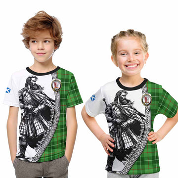 Boyle Tartan Clan Crest Kid T-Shirt with Highlander Warrior Celtic Style Youth XL Size14 - Tartan Vibes Clothing