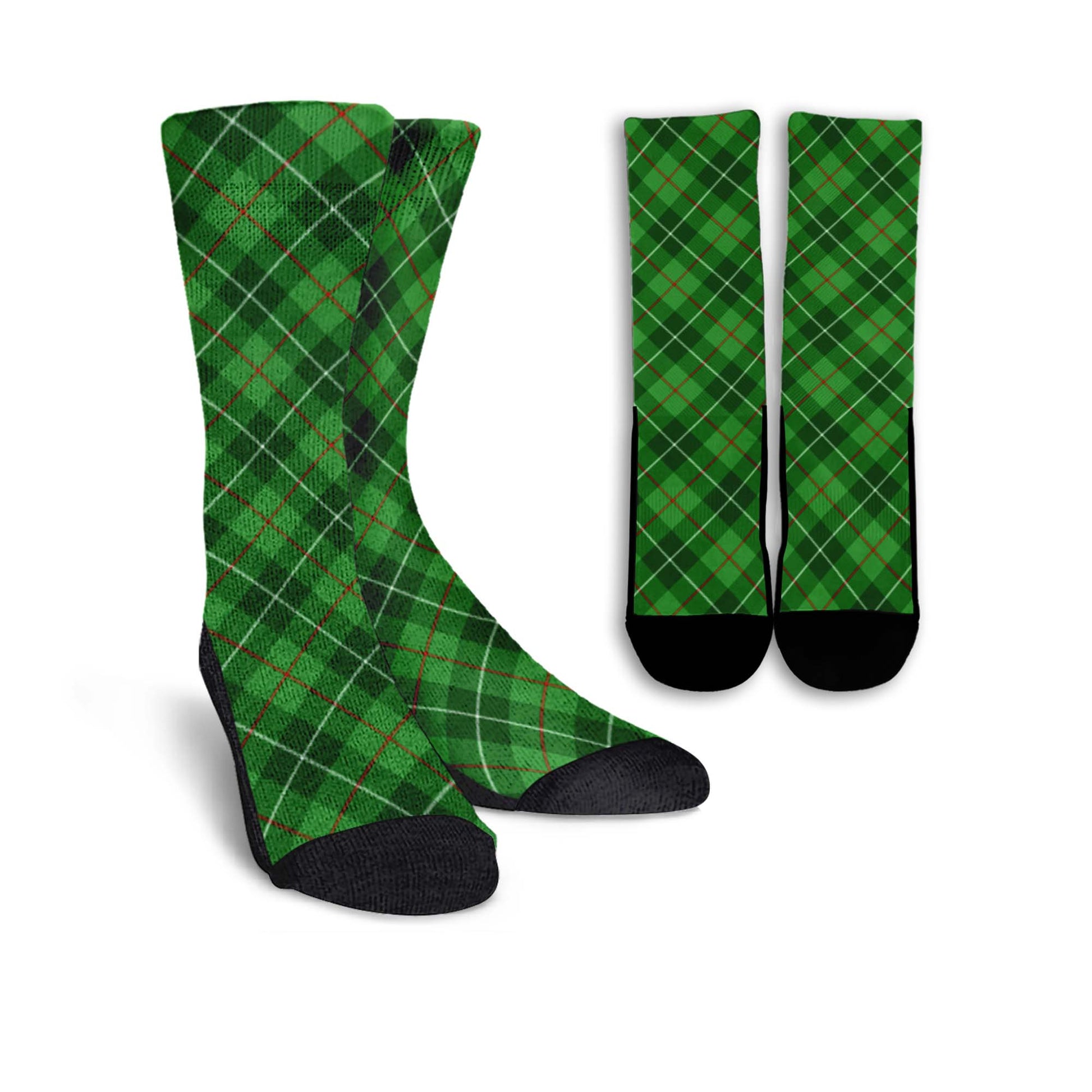 Boyle Tartan Crew Socks Cross Style Crew Socks - Tartan Vibes Clothing