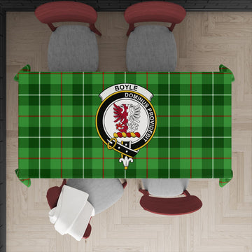 Boyle Tartan Tablecloth with Family Crest XL 57.1"x70.9"(145x180cm) - Tartan Vibes Clothing