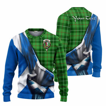 Boyle Tartan Knitted Sweater with Family Crest Scotland Patriotic Style Unisex - Tartan Vibes Clothing