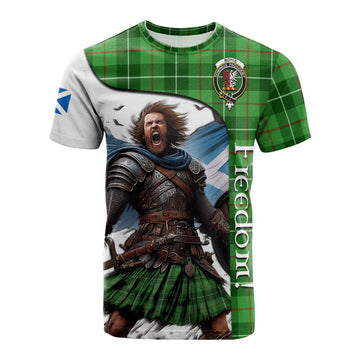 Boyle Crest Tartan Cotton T-shirt Inspired by the Freedom of Scottish Warrior Kid's Shirt - Tartan Vibes Clothing