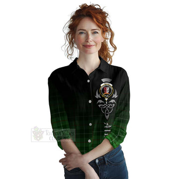 Boyle Tartan Women's Casual Shirt Featuring Alba Gu Brath Family Crest Celtic Inspired Female - Tartan Vibes Clothing