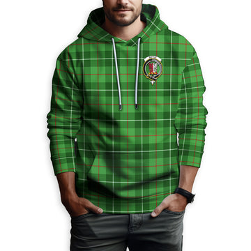Boyle Tartan Hoodie with Family Crest