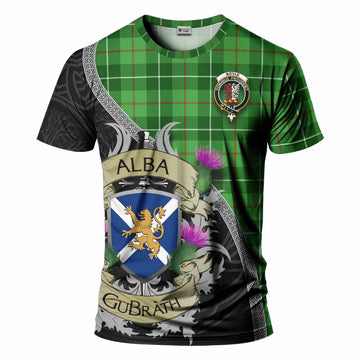 Boyle Tartan Family Crest T-Shirt Lion Rampant Royal Thistle Shield Celtic Inspired Kid's Shirt - Tartan Vibes Clothing