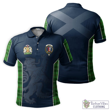 Boyle Tartan Men's Polo Shirt with Family Crest and Lion Rampant Vibes Sport Style Kid - Tartan Vibes Clothing