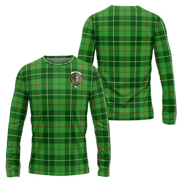 Boyle Tartan Long Sleeve T-Shirt with Family Crest Unisex - Tartan Vibes Clothing