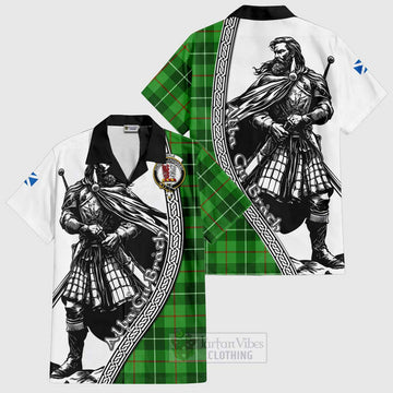 Boyle Tartan Clan Crest Hawaiian Shirt with Highlander Warrior Celtic Style Kid - Tartan Vibes Clothing