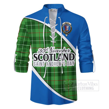 Boyle Family Crest Tartan Ghillie Kilt Shirt Celebrate Saint Andrew's Day in Style - Tartan Vibes Clothing