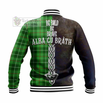 Boyle Tartan Family Crest Baseball Jacket Alba Gu Brath Be Brave Lion Ancient Style - Tartan Vibes Clothing