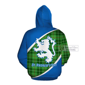 Boyle Family Crest Tartan Cotton Hoodie Celebrate Saint Andrew's Day in Style Pullover Hoodie - Tartan Vibes Clothing
