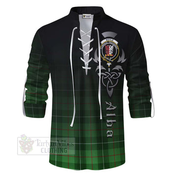 Boyle Tartan Ghillie Kilt Shirt Featuring Alba Gu Brath Family Crest Celtic Inspired - Tartan Vibes Clothing
