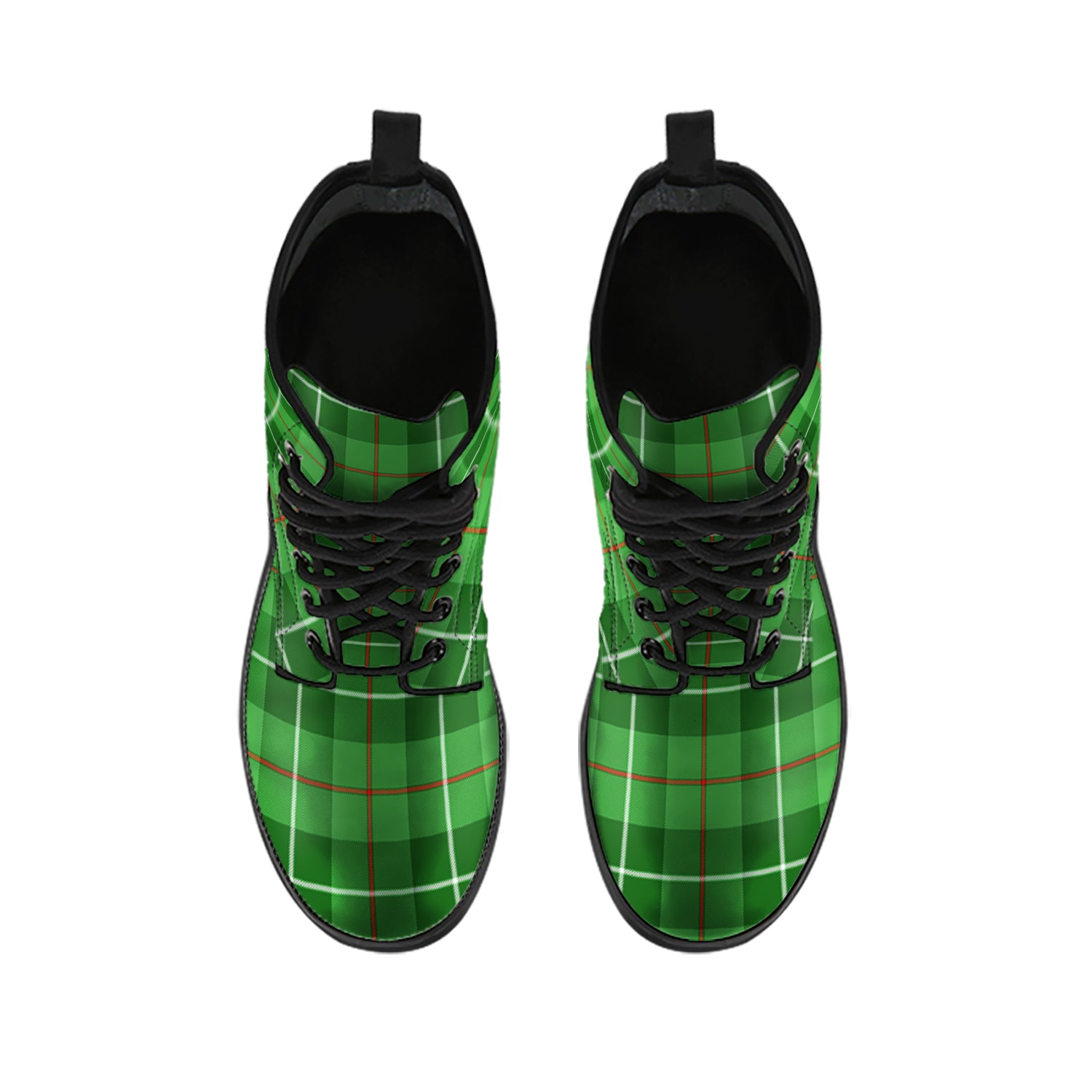 Boyle Tartan Leather Boots - Tartanvibesclothing