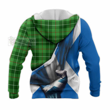 Boyle Tartan Knitted Hoodie with Family Crest Scotland Patriotic Style - Tartan Vibes Clothing