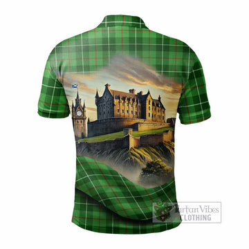 Tartan Vibes Clothing Boyle Tartan Family Crest Polo Shirt with Scottish Ancient Castle Stype