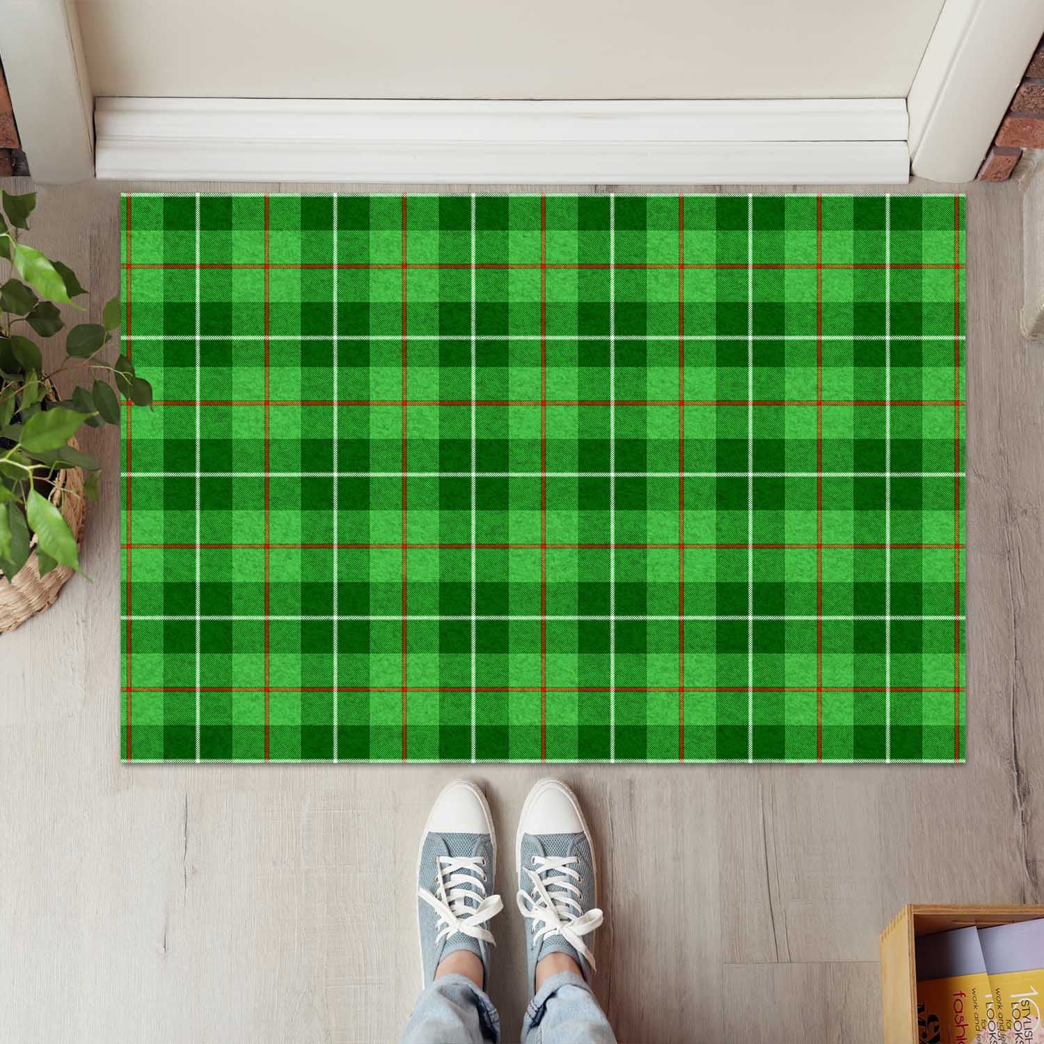 Boyle Tartan Rubber Doormat - Tartan Vibes Clothing