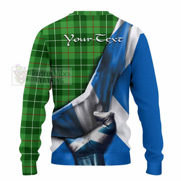 Boyle Tartan Knitted Sweater with Family Crest Scotland Patriotic Style - Tartan Vibes Clothing