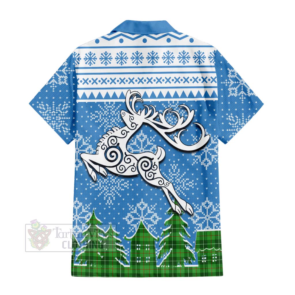 Boyle Clan Christmas Hawaiian Shirt Celtic Reindeer Style - Tartan Vibes Clothing