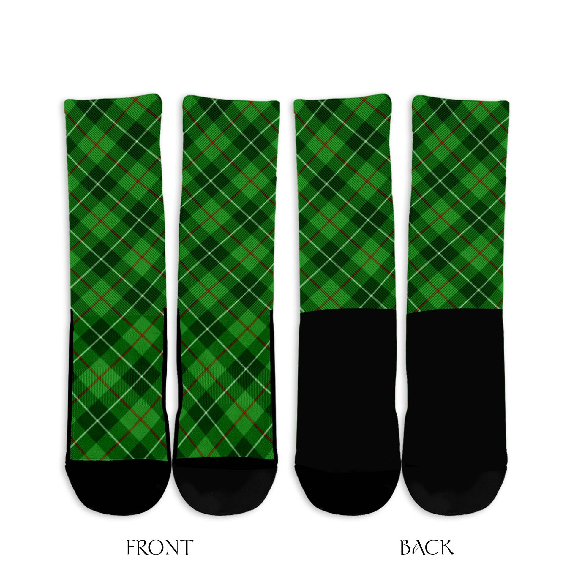 Boyle Tartan Crew Socks Cross Style - Tartan Vibes Clothing