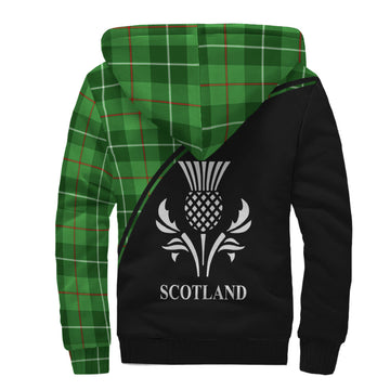 Boyle Tartan Sherpa Hoodie with Family Crest Curve Style - Tartan Vibes Clothing