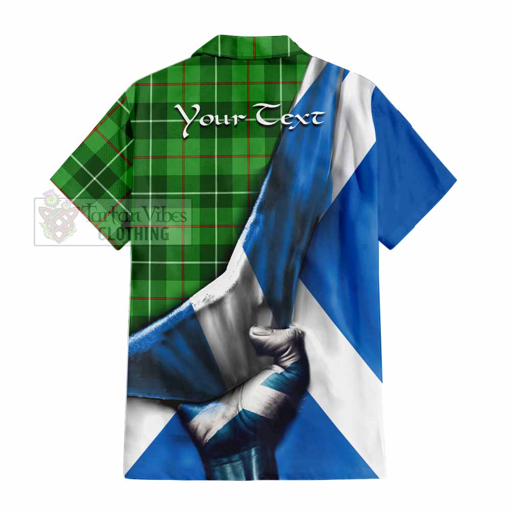 Boyle Tartan Hawaiian Shirt with Family Crest Scotland Patriotic Style - Tartan Vibes Clothing