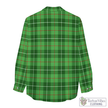 Boyle Tartan Womens Casual Shirt with Family Crest