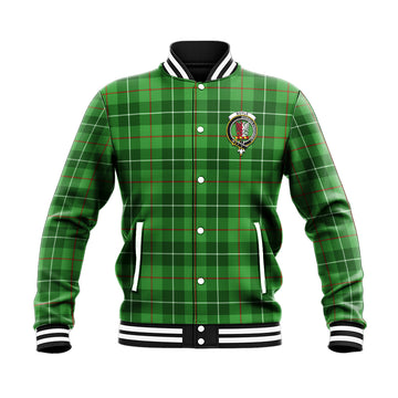 Boyle Tartan Baseball Jacket with Family Crest - Tartan Vibes Clothing