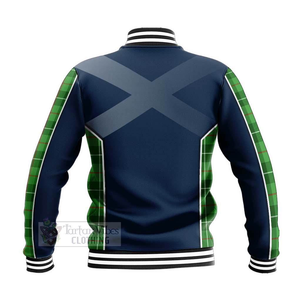 Boyle Tartan Baseball Jacket with Family Crest and Scottish Thistle Vibes Sport Style - Tartan Vibes Clothing