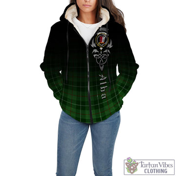 Boyle Tartan Sherpa Hoodie Featuring Alba Gu Brath Family Crest Celtic Inspired - Tartan Vibes Clothing