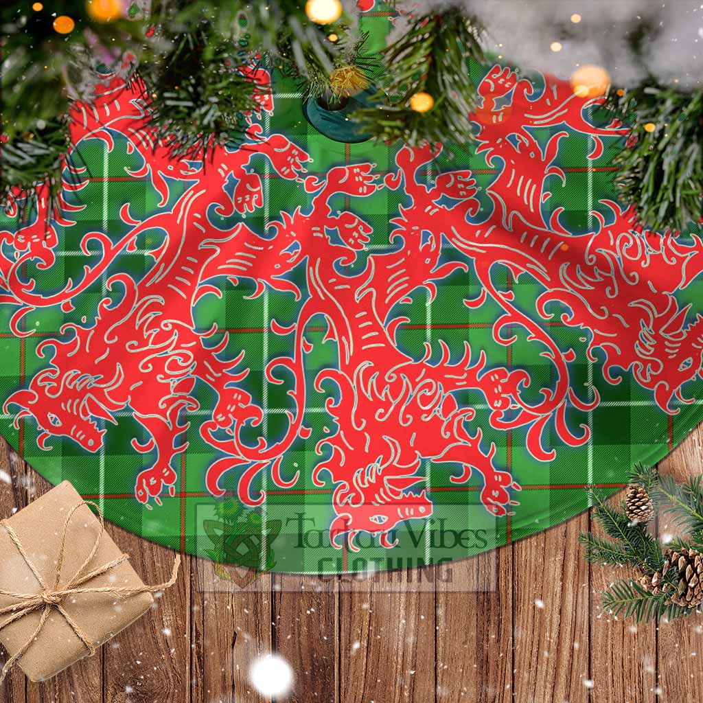 Boyle Tartan Christmas Tree Skirt Lion Rampant Style - Tartan Vibes Clothing