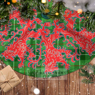 Boyle Tartan Christmas Tree Skirt Lion Rampant Style - Tartan Vibes Clothing