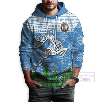 Boyle Clan Christmas Hoodie Celtic Reindeer Style - Tartan Vibes Clothing