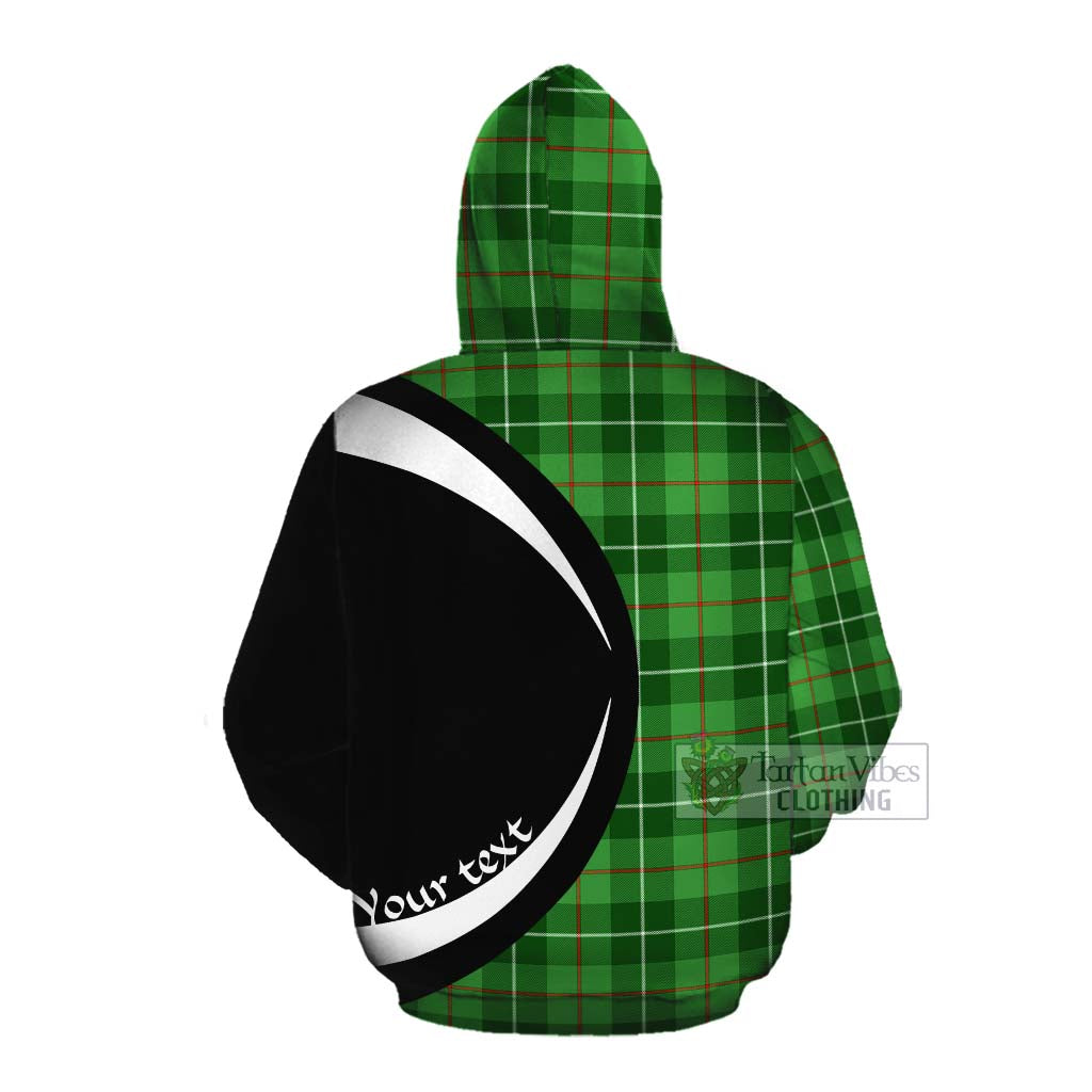 Boyle Tartan Cotton Hoodie with Family Crest Circle Style Pullover Hoodie - Tartan Vibes Clothing