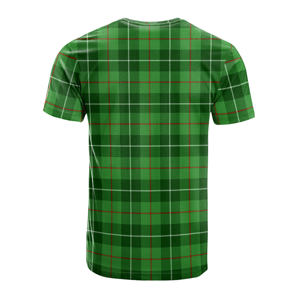 Boyle Tartan T-Shirt with Family Crest - Tartanvibesclothing