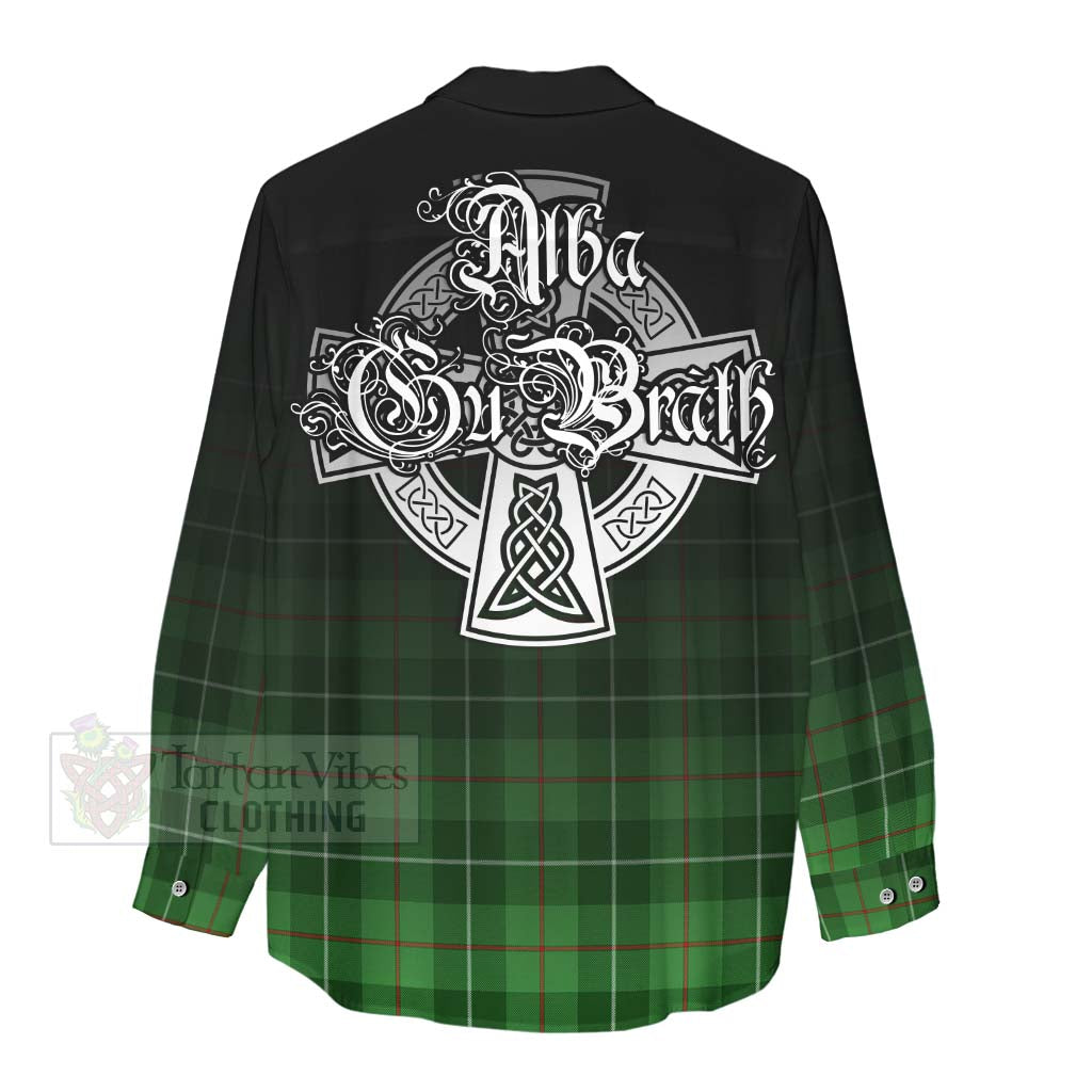 Boyle Tartan Women's Casual Shirt Featuring Alba Gu Brath Family Crest Celtic Inspired - Tartan Vibes Clothing