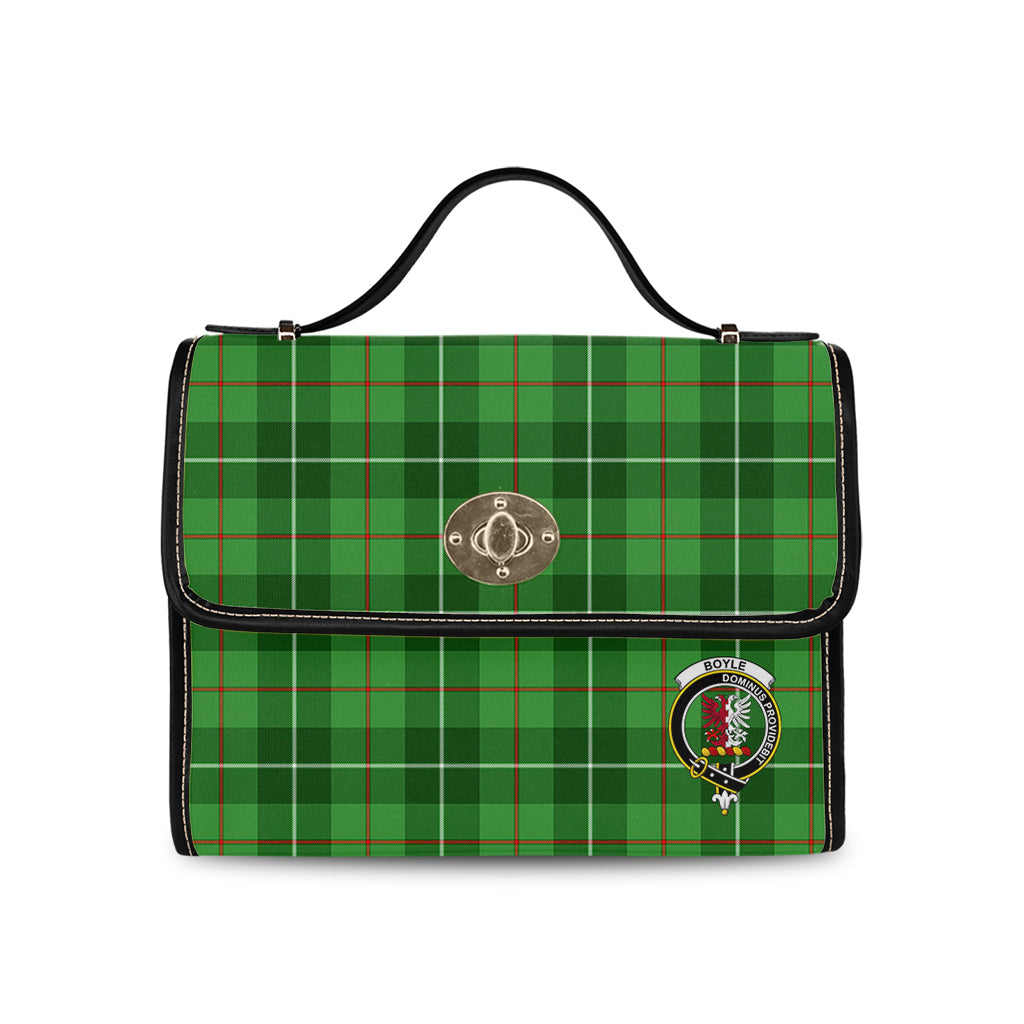 Boyle Tartan Waterproof Canvas Bag with Family Crest - Tartan Vibes Clothing