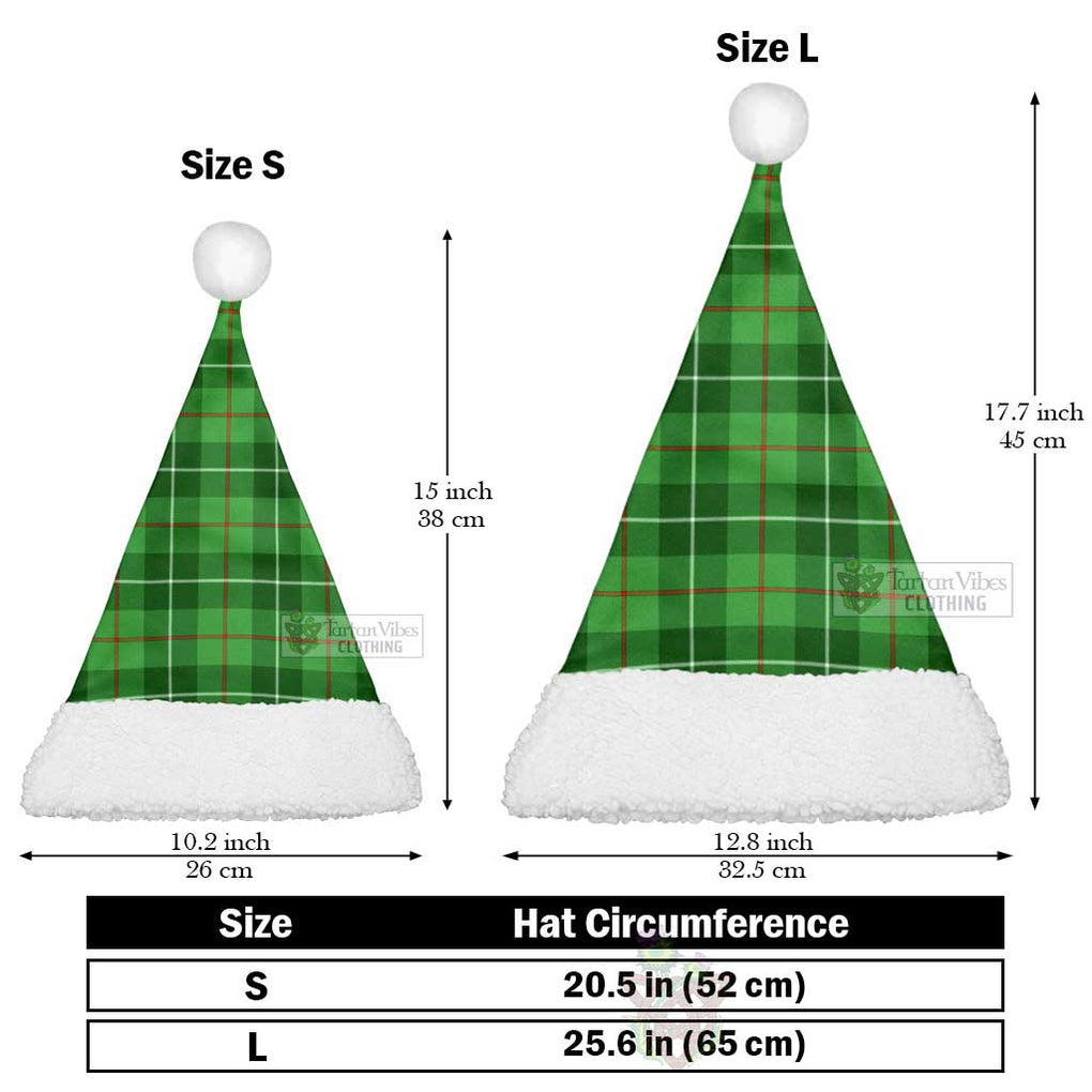 Boyle Tartan Christmas Santa Hats Christmas Hat L 25.6in (65cm) - Tartan Vibes Clothing