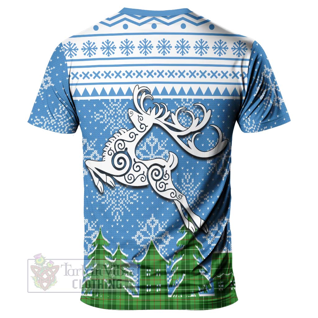Boyle Clan Christmas T-Shirt Celtic Reindeer Style - Tartan Vibes Clothing