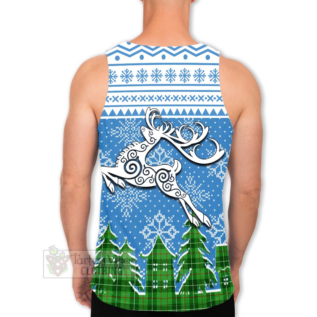 Boyle Clan Christmas Men's Tank Top Celtic Reindeer Style - Tartan Vibes Clothing