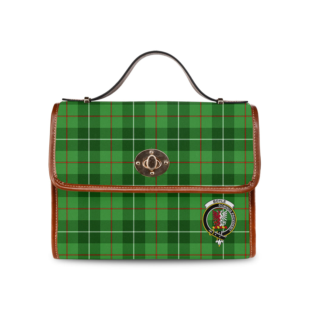 Boyle Tartan Waterproof Canvas Bag with Family Crest - Tartan Vibes Clothing