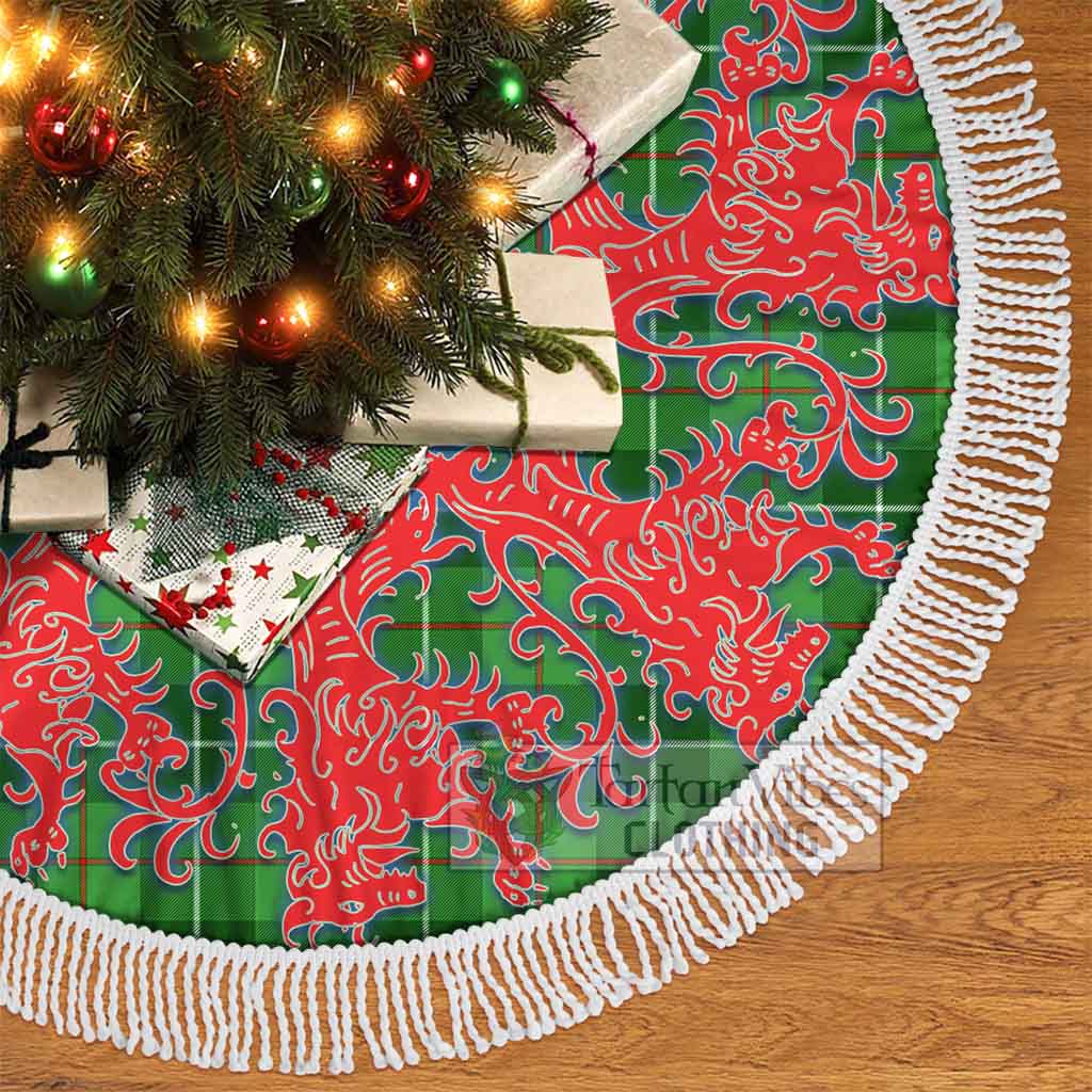 Boyle Tartan Christmas Tree Skirt Lion Rampant Style - Tartan Vibes Clothing