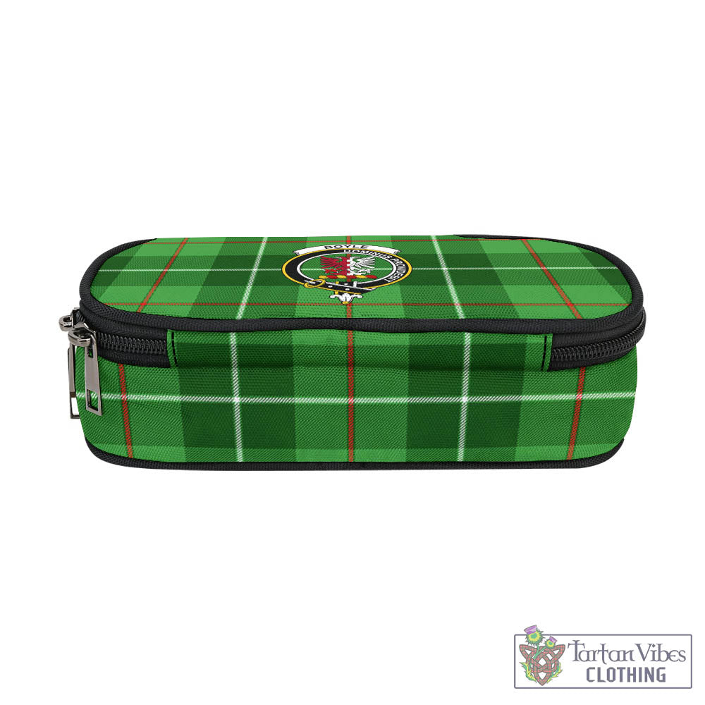 Boyle Tartan Pen and Pencil Case with Family Crest - Tartan Vibes Clothing