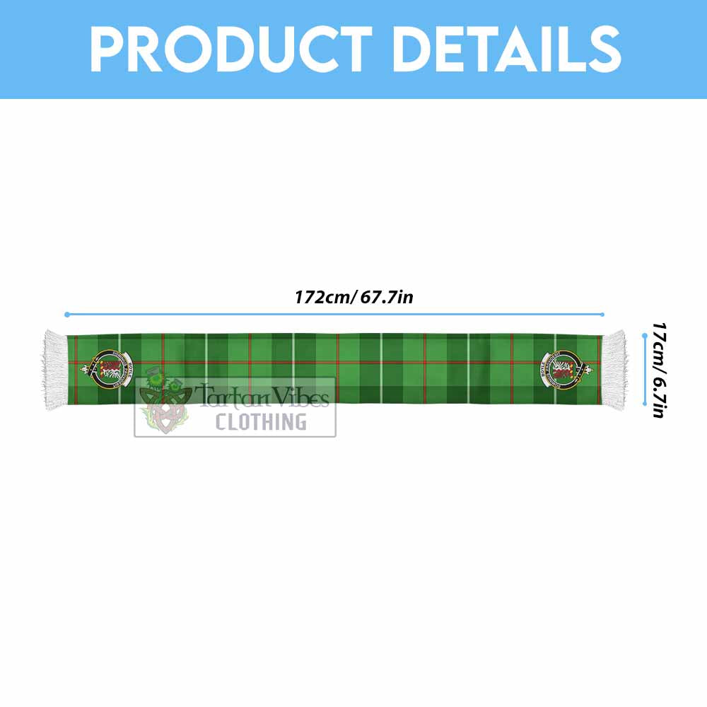 Boyle Tartan Ruffneck Scarf with Family Crest - Tartan Vibes Clothing