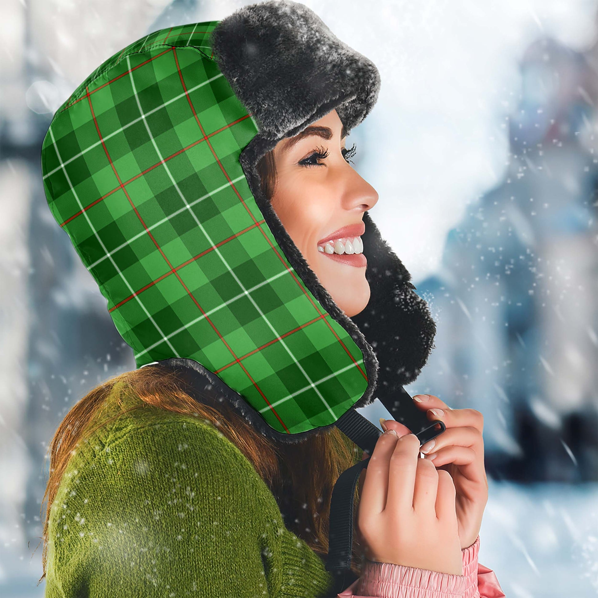 Boyle Tartan Winter Trapper Hat - Tartan Vibes Clothing