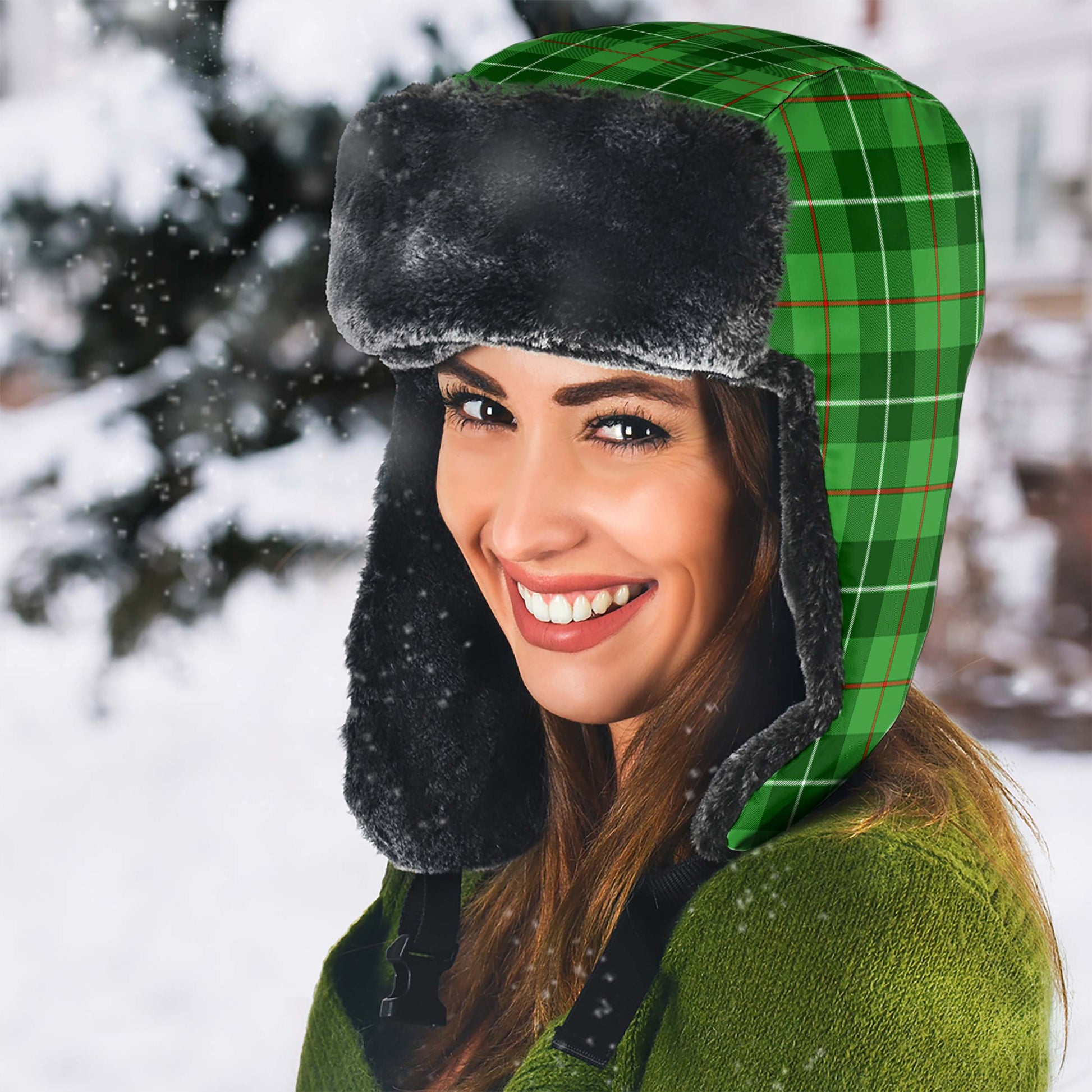 Boyle Tartan Winter Trapper Hat - Tartan Vibes Clothing