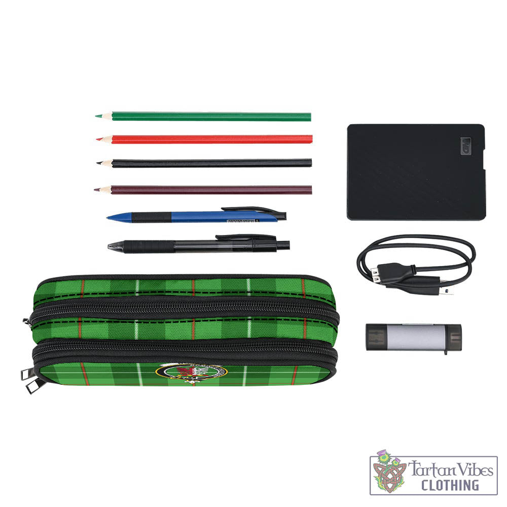 Boyle Tartan Pen and Pencil Case with Family Crest - Tartan Vibes Clothing