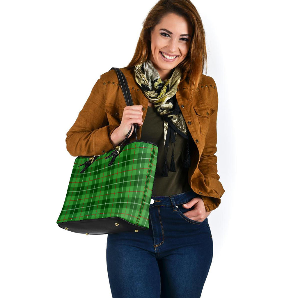 Boyle Tartan Leather Tote Bag - Tartan Vibes Clothing