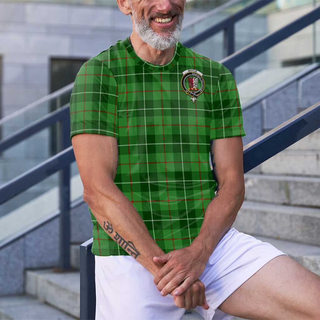 Boyle Tartan T-Shirt with Family Crest - Tartanvibesclothing
